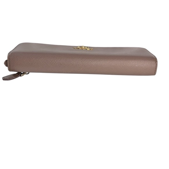 Prada Saffiano Leather Continental Wallet – Mauve - Picture 8 of 15